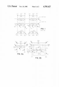 Patent-US4785427-drawings-page-1